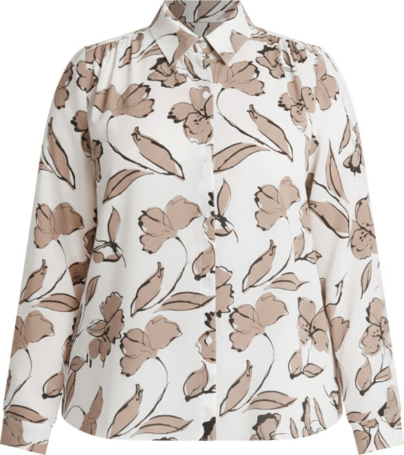 Plus Size Modern Blouse