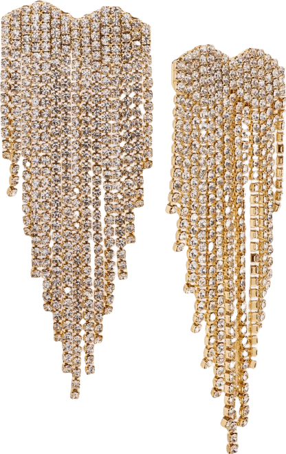 Pave Heart Chandelier Earrings, Macy's Exclusive