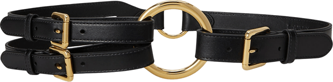 Tri-Strap O-Ring Leather Belt