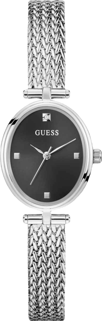 Women's Silver Tone Analog Watch, 24mm