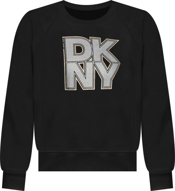 Women's Mixed Metal Stack Glitter Crewneck Top