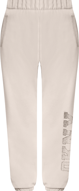 Women's Exploded Rhinestone Varsity Logo High Rise Relaxed Jogger