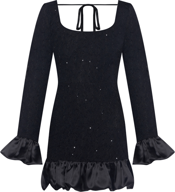 Women's Sequin Long Sleeve Dress