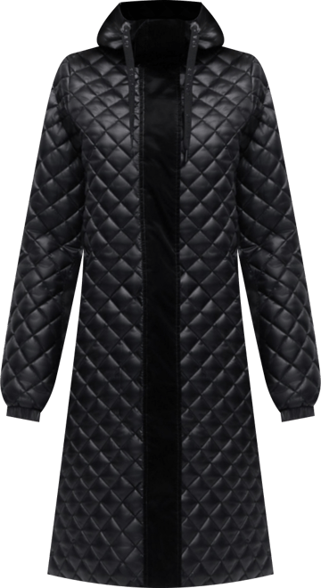 Women's Peridot Diamond Quilted Longline Shacket