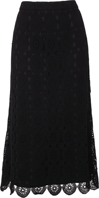 Women's Crochet Midi Skirt