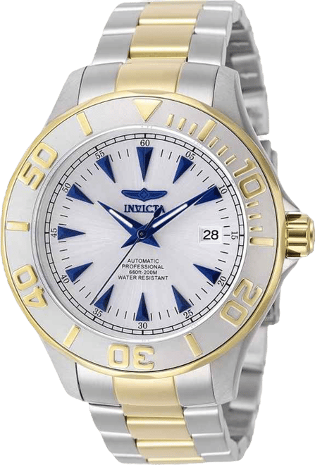 Men's 7036 Signature Automatic 3 Hand Silver Dial Watch