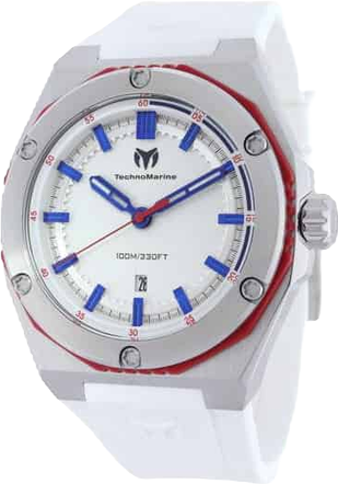 Men's Tm-416066 Quartz 3 Hand Silver Dial Watch