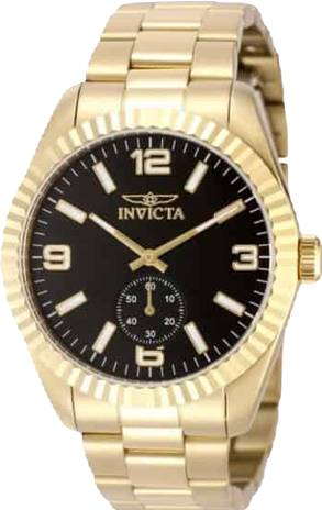 Men's 49389 Specialty Quartz Multifunction Black Dial Watch