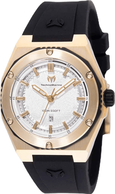 Women's Tm-416057 Coral Quartz Silver Dial Watch