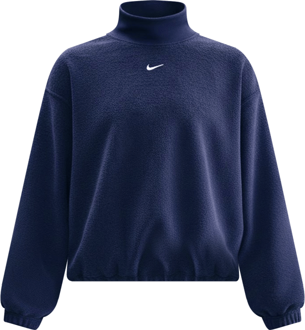 ナイキ スポーツウェア フェニックス プラッシュ ウィメンズ コージー フリース オーバーサイズド モックネック トップ