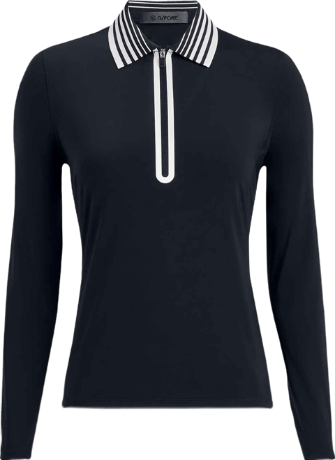 G/FORE Women's Brushed Back Stretch Fitted Layer Golf Pullover