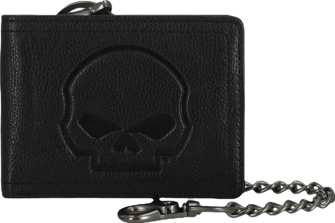 Skull Embossed Billfold chain wallet | Harley-Davidson USA
