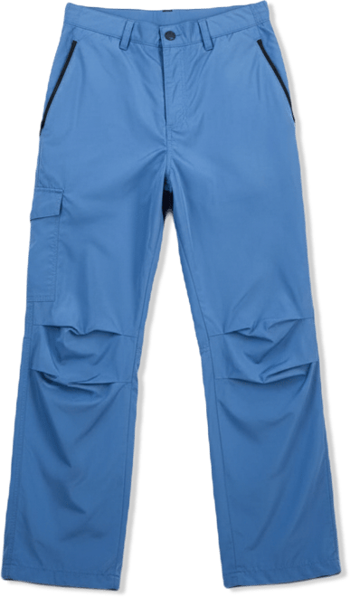 Gokla Straight Fit Pleated-Knee Pants