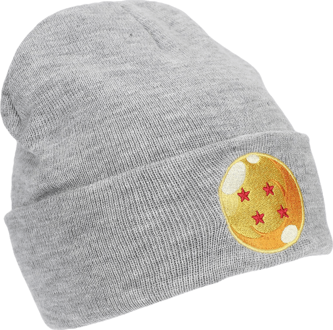 Men's 4 Star Dragonball Heather Acrylic Knit Cuff Beanie