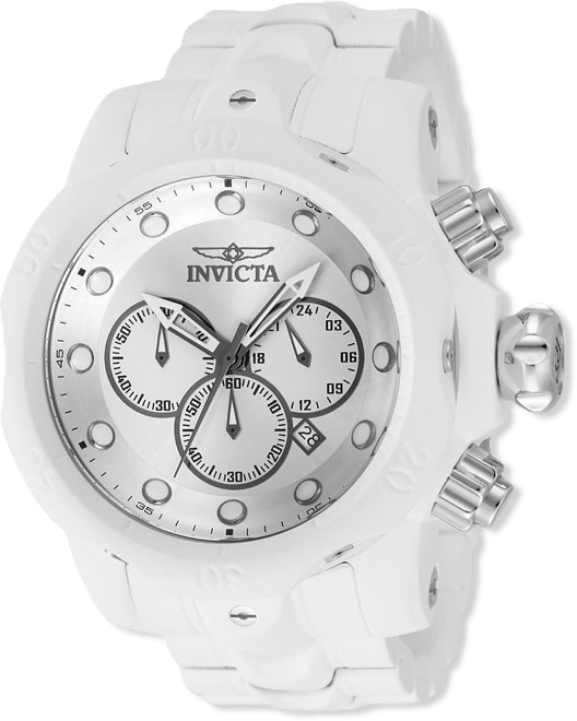 Men's 48224 Venom Quartz Chronograph Silver Dial Watch