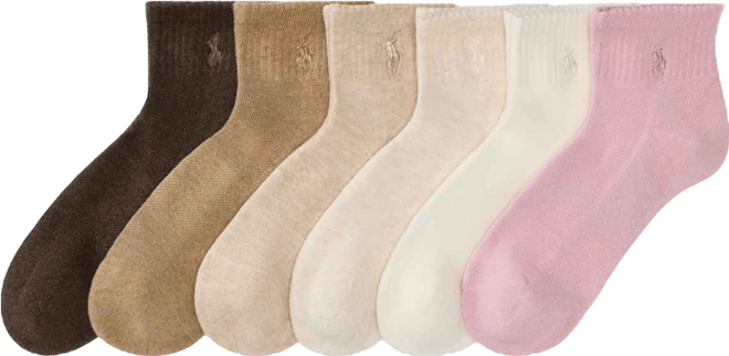 Women's 6-Pk. Cushion Quarter Socks