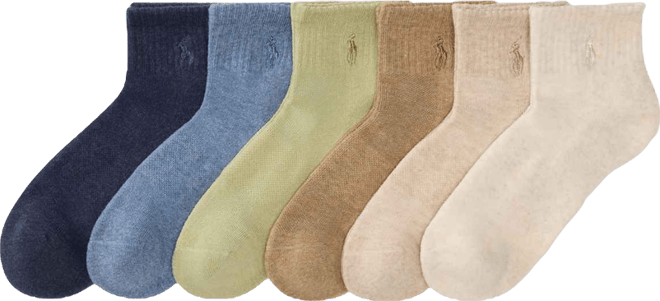 Women's 6-Pk. Cushion Quarter Socks