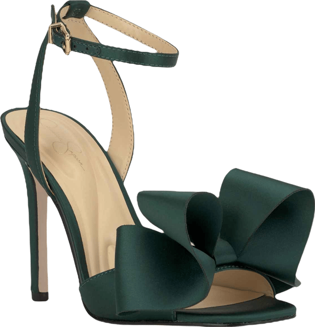 Women's Olivine Bow High-Heel Stiletto Dress Sandals