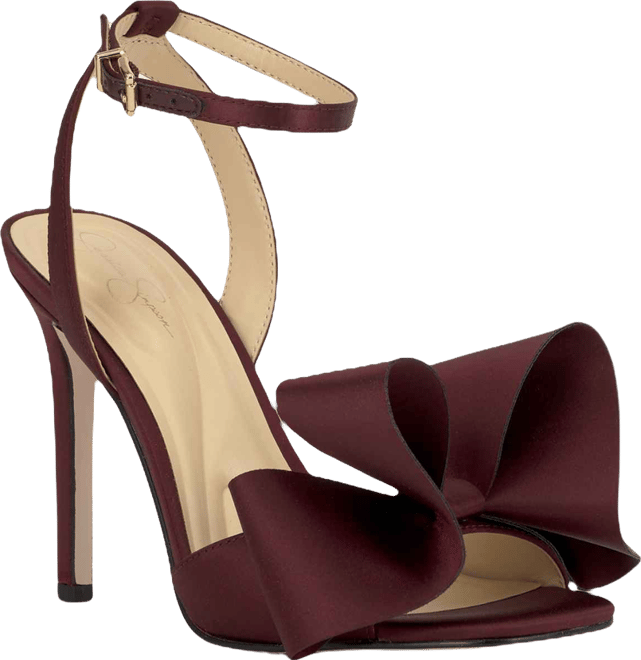Women's Olivine Bow High-Heel Stiletto Dress Sandals