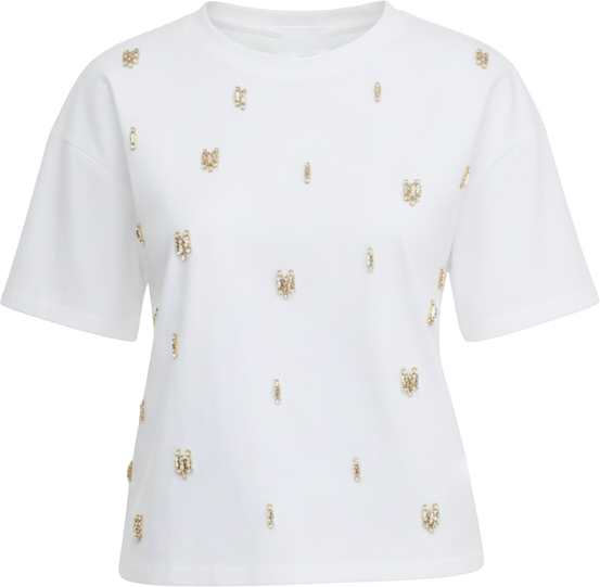 Women's Cotton Embellished Tee, Macy's Exclusive