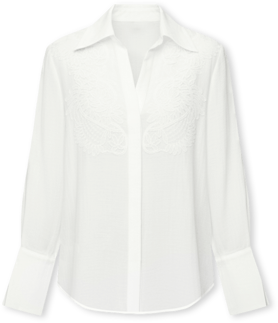 Women's Patches Lyocell Shirt