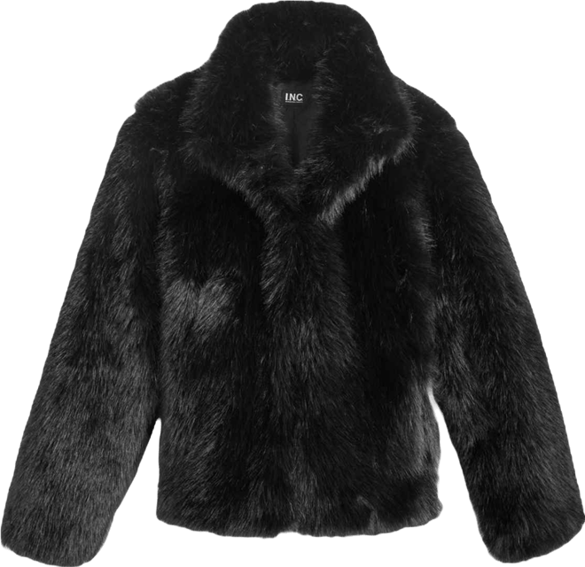 I.N.C. International Concepts Women's Long Pile Faux-Fur Chubby