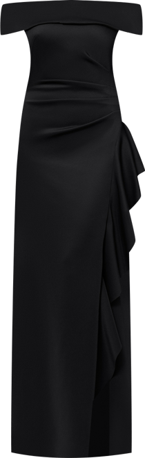 Petite Off The Shoulder Sleeveless Dress