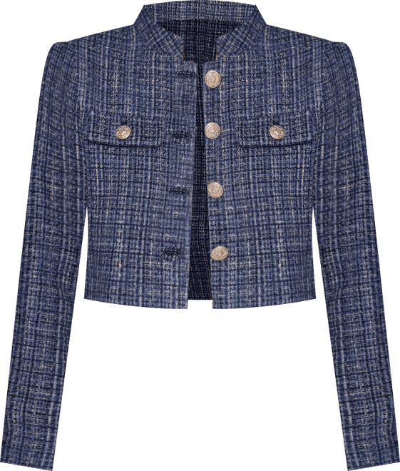 Women's Muti Textured Tweed Jacket