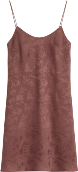 Women's Jacquard Satin Nightdress