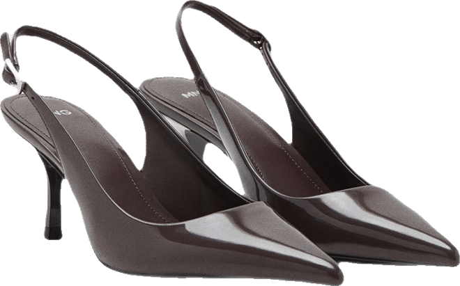 Women's Patent Leather Effect Pointed Shoes