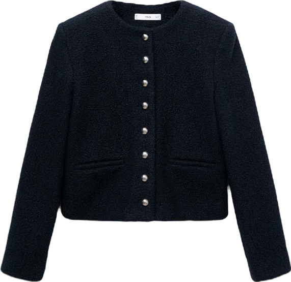 Women's Jewel Buttons Boucle Jacket