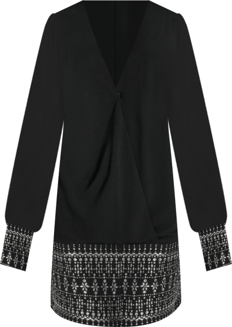 Women's Hotfix Drop-Waist Sheath Dress