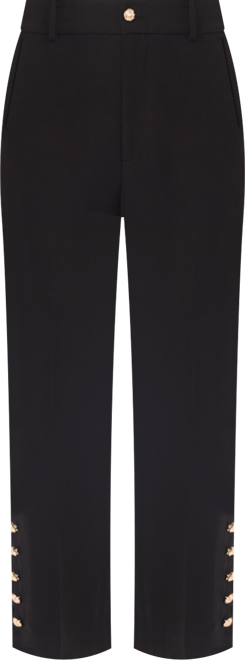 Women's Cropped Straight Leg Tailored Pants