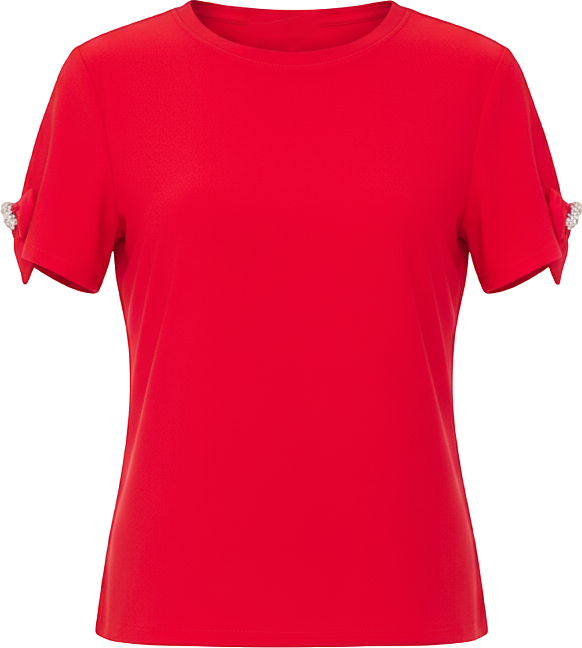 Women's Short Sleeve Knit Top