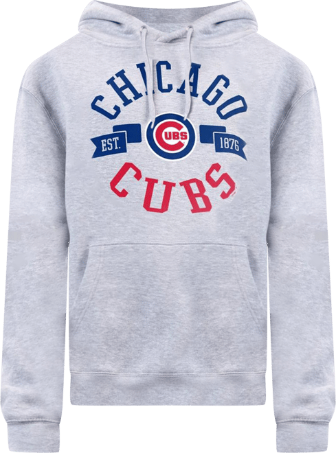Women's Heather Gray Chicago Cubs City Graphic Pullover Hoodie