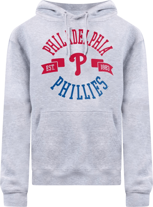 Women's Heather Gray Philadelphia Phillies City Graphic Pullover Hoodie