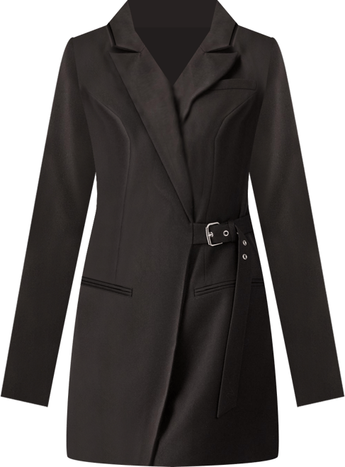 Women's Shoulder Pad Blazer Dress