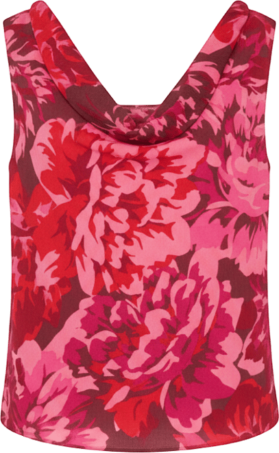 Women's Floral Print Sleeveless Top