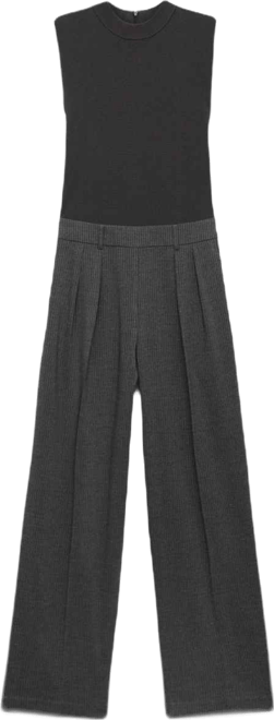 Women's Combination Pinstripe Jumpsuit