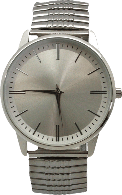 Silver Retro Everyday Stretch Women Watch