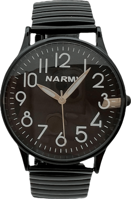 Black Stretch and Classic Analog Women Watch