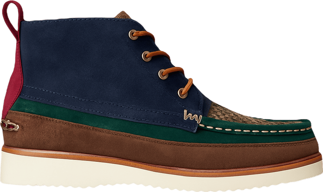 Men's Ranger Suede & Wool Tweed Work Boots