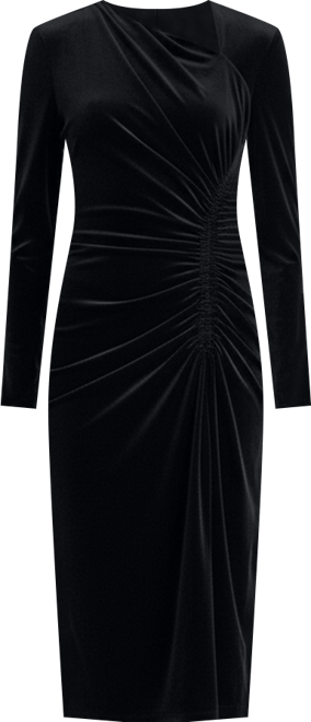 Women's Asymmetrical Neck Dress