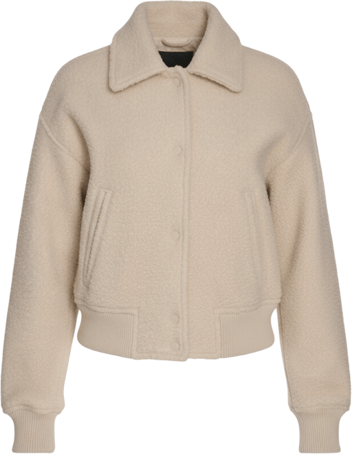 Women's Laydown Collar Bomber Jacket