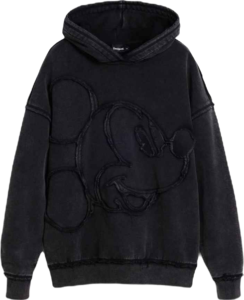 Men's Mickey Mouse patch sweatshirt