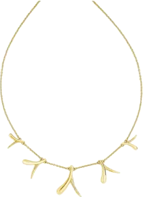 Sycamore Station Necklace In Vermeil