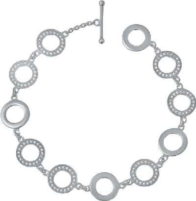 Art Deco Halo Bracelet