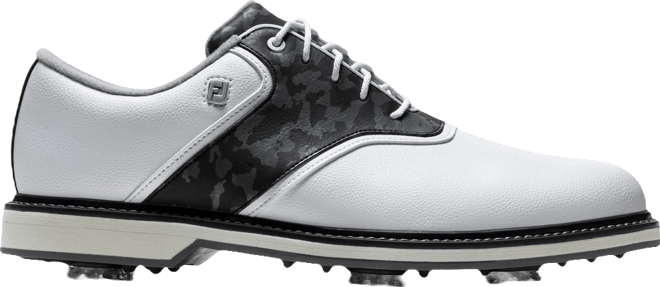 FootJoy Originals Golf Shoes White/Charcoal Camo 57027 - Carl's