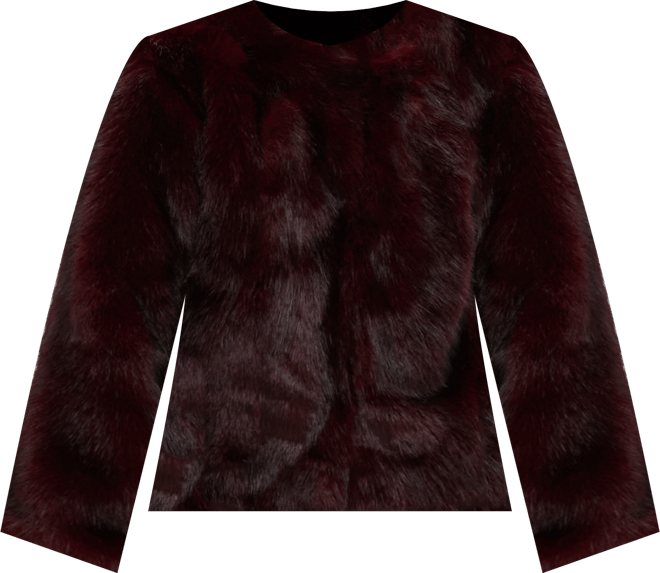 Merlot Faux Fur Bruno Jacket