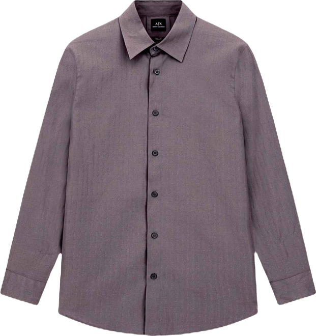 Men's Cotton Jacquard Wording Graphic Shirt